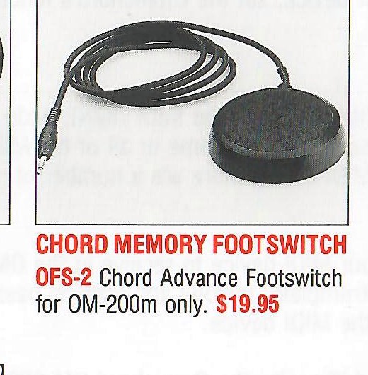 OFS-2 chord-memory footswitch.