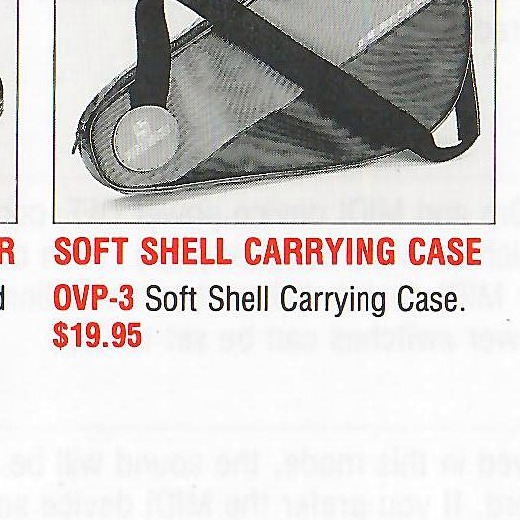 OVP-3 soft shell carrying case.