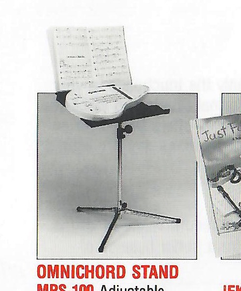 MPS-100 adjustable Omnichord stand.