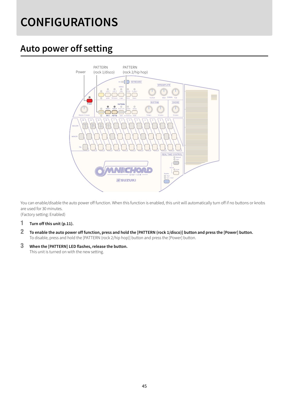 Suzuki OM-108 Owner's Manual, page 46 of 60
