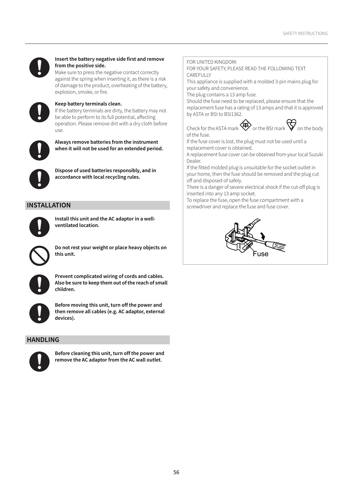 Suzuki OM-108 Owner's Manual, page 57 of 60