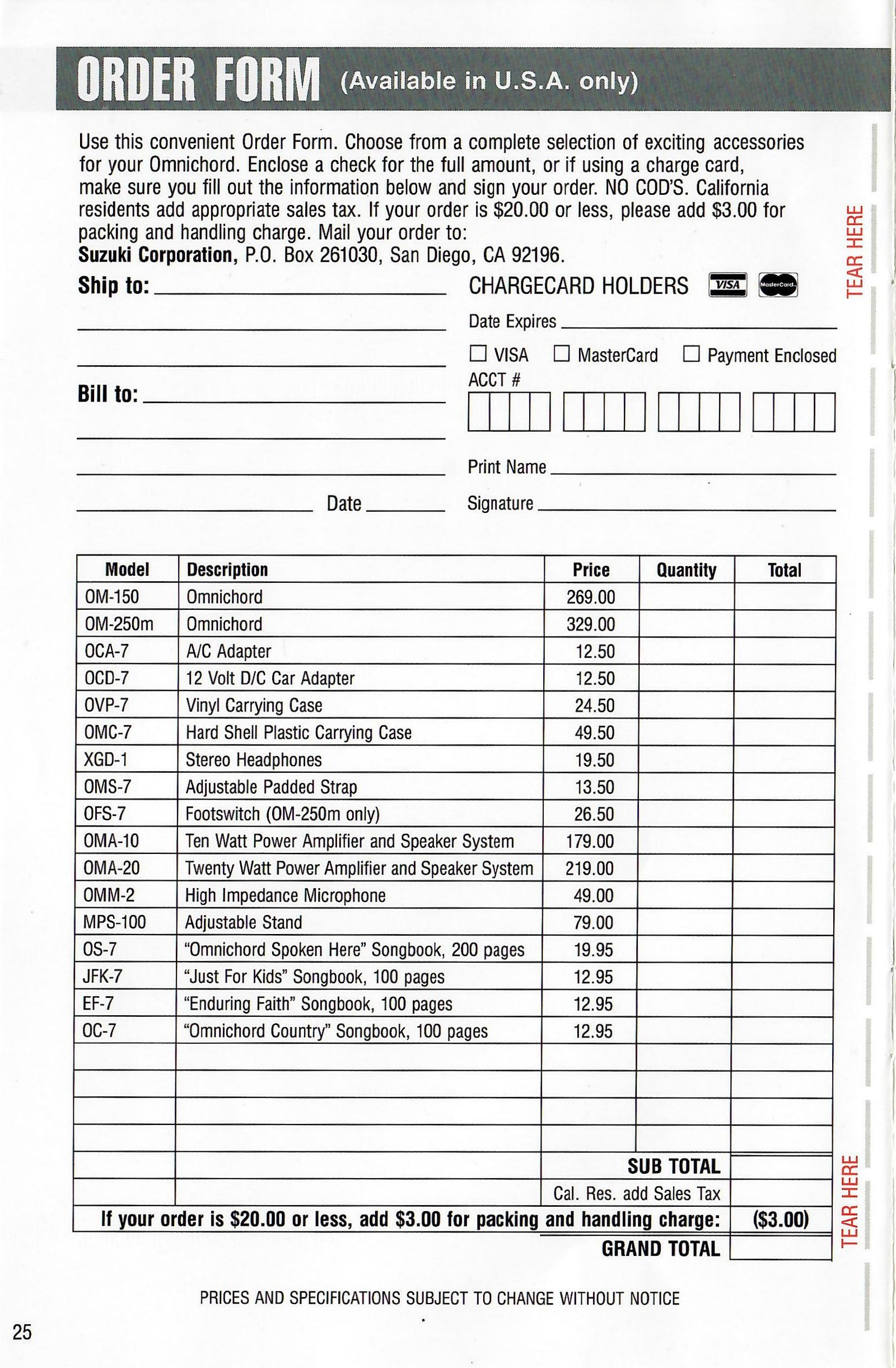 Facsimile of original 25.