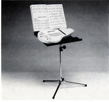 OM-36 displayed on an MPS-100 concert performance stand.