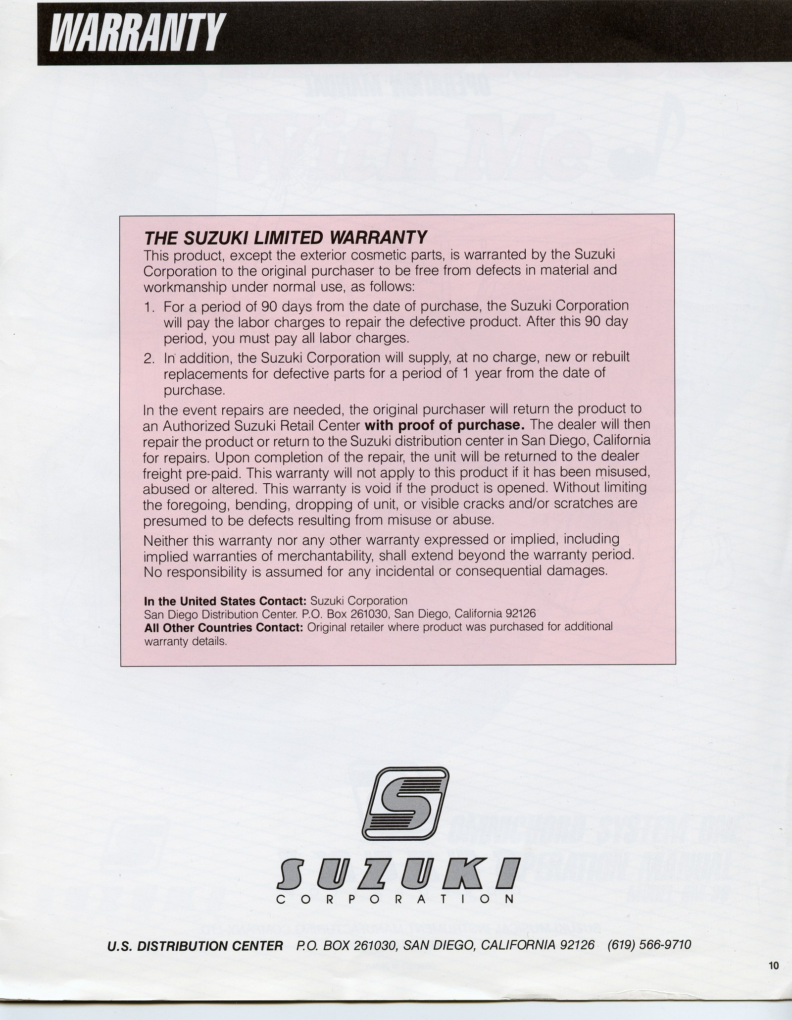 Facsimile of original OM-36 manual page 10.