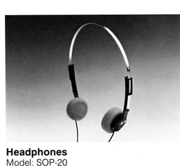 Original SOP-20 headphones.