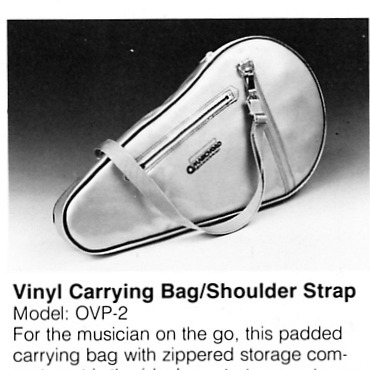 Original OVP-2 vinyl carrying bag and shoulder strap.
