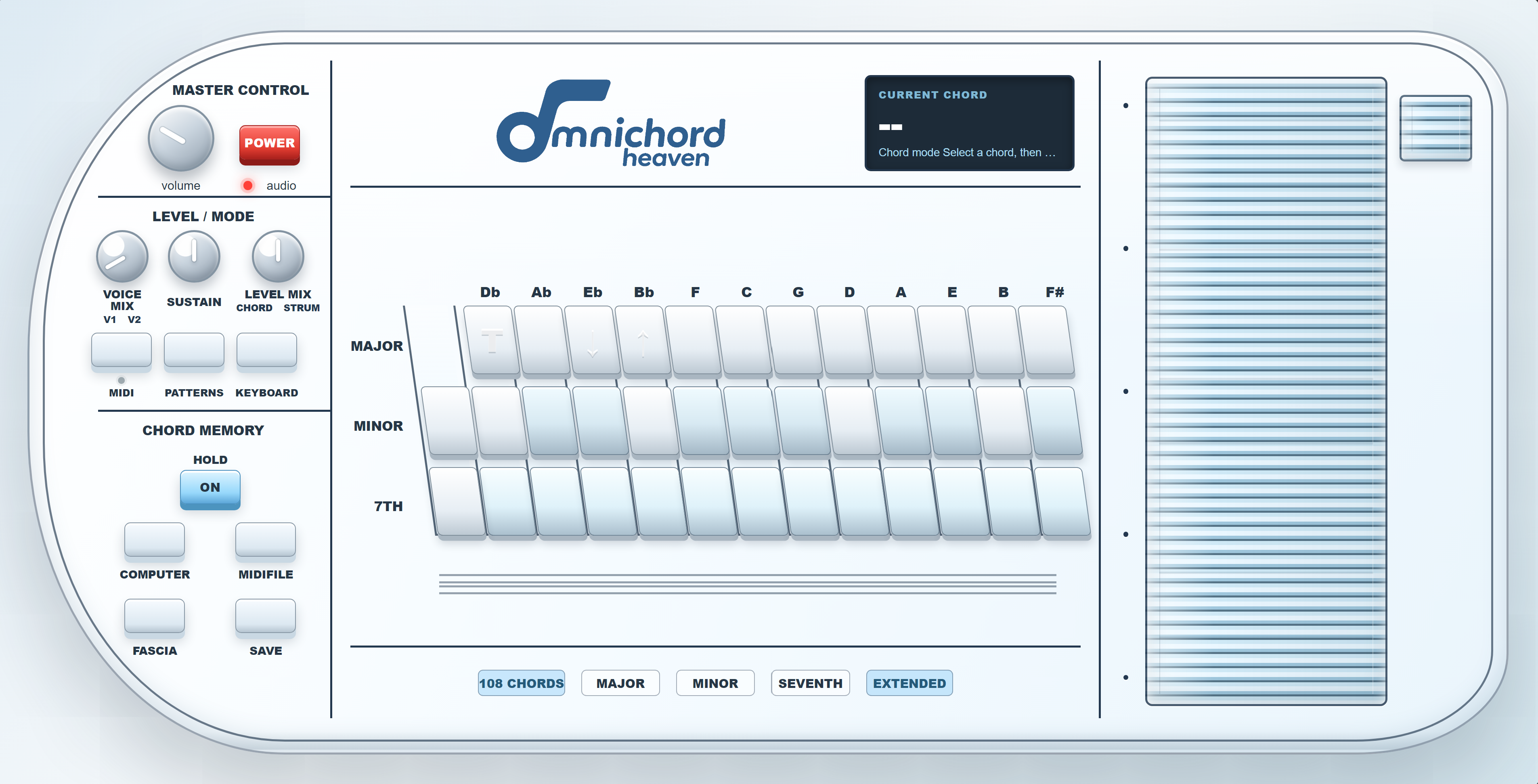 OH-84 main panel in Classic fascia