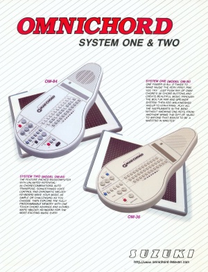Omnichord OM36 and OM84 Brochure