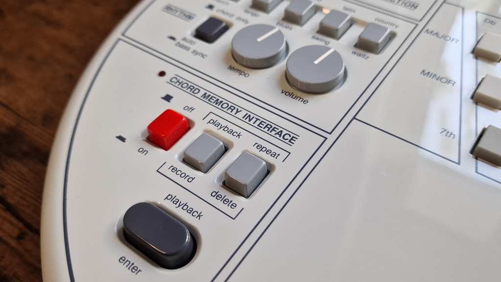 OM-84 control panel close-up