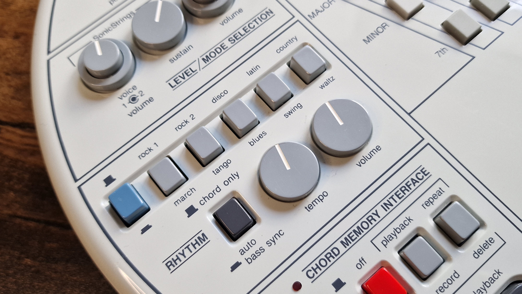 OM-84 control panel detail